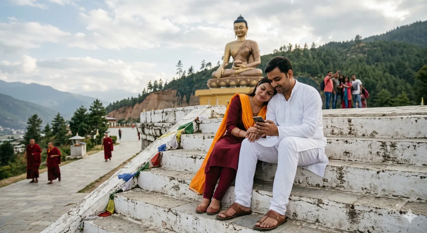 Getting to Bhutan by air or land