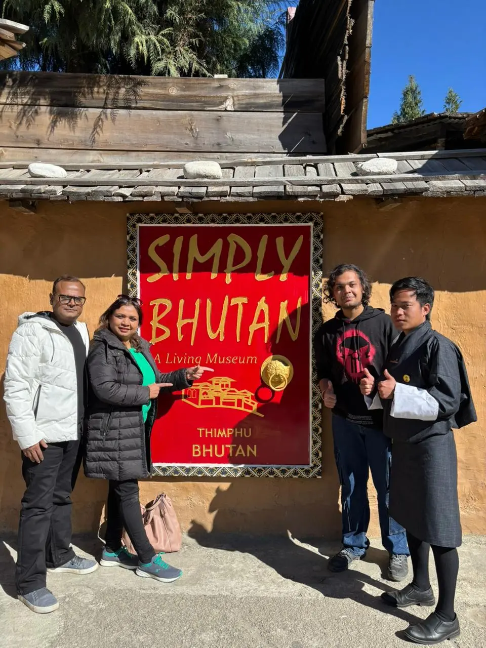Group photo at Simply Bhutan Museum