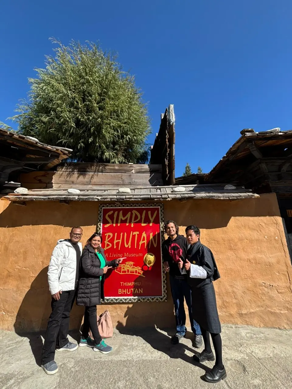 Tourists at Simply Bhutan Living Museum