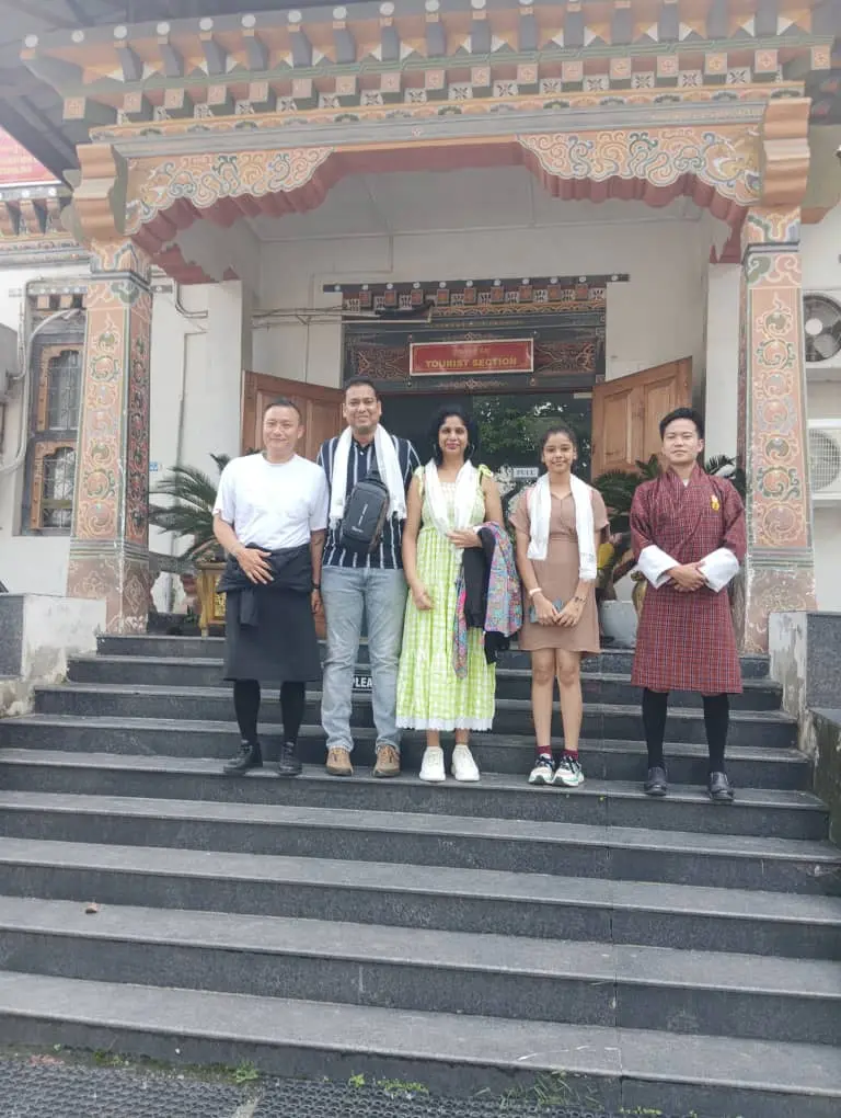 Group at Tourist Section, Phuentsholing